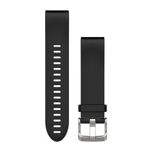 QuickFit 20mm Black Silicone Band