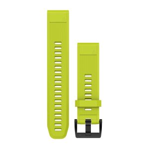 QuickFit 22mm Amp Yellow Silicone Band